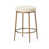 Light Beige Seat/Antiqued Brass Frame selected