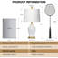 Ensemble de 2 lampes de table Modern