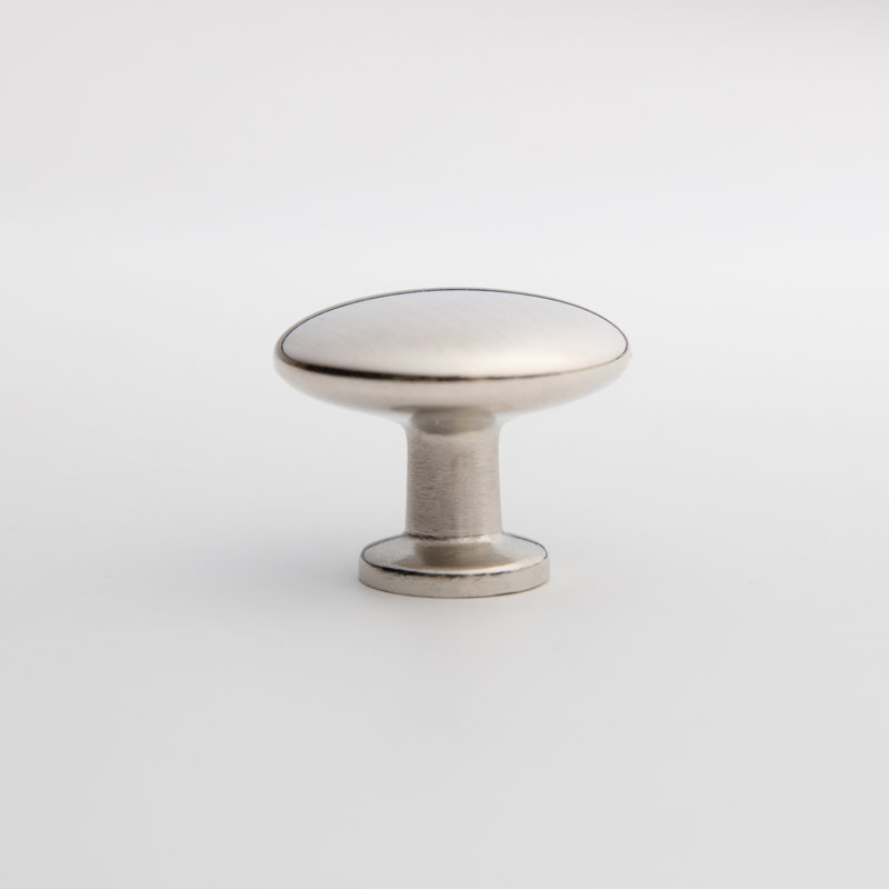 4 Pieces Brushed Nickel Mushroom Cabinet Knobs Kitchen Cupboard Knobs Door Knobs Drawer Knobs Steel Furniture Pull Handles Dresser Bathroom Wardrobe Knobs