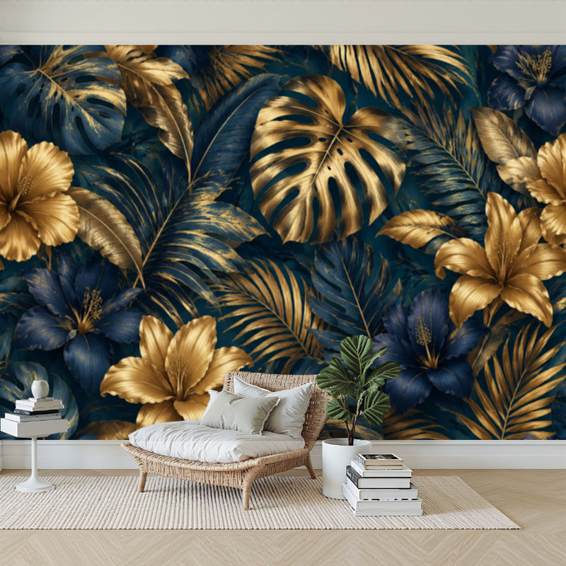 Papier peint adhésif auto-adhésif moderne pour la chambre à coucher L 69 po x l 96 po Peel and Stick