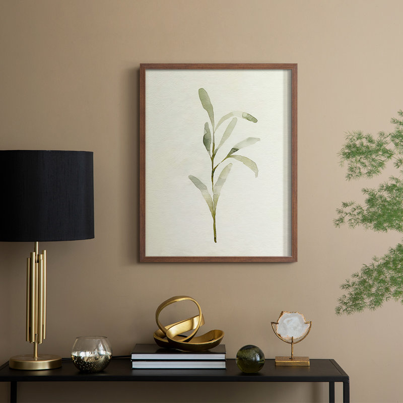 Olive Olive I, reproduction encadrée - bois massif, Noyer, H 30 po x l 24 po