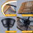 Farmhouse LED Flush Mount Fan with Remote