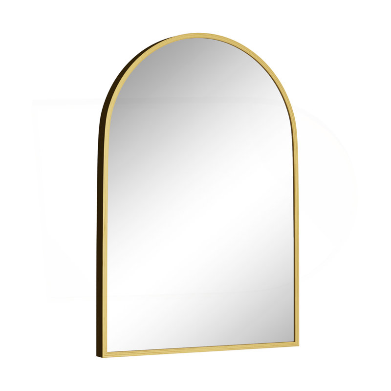 Miroir de salle de bain élégant avec une conception festonnée et des caractéristiques de sécurité améliorées