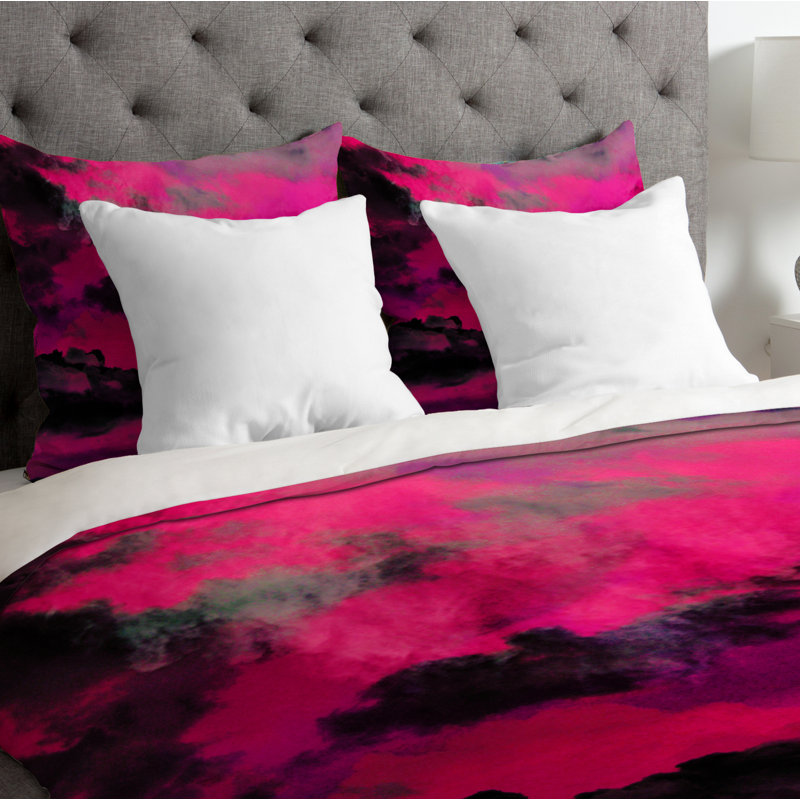 Caleb Troy Modern & Contemporary Polyester Abstract Duvet Cover, King Duvet Cover