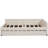 Full Size Upholstered Platform Bed with USB Ports & Twin Trundle, Linen Fabric, Beige-118661073