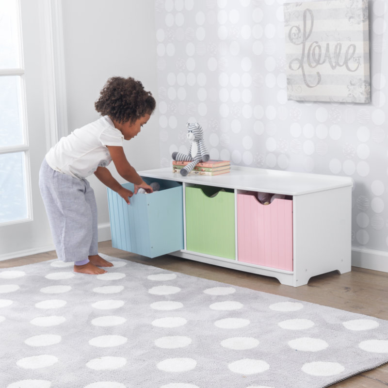 Nantucket Children's Toy Storage Bench