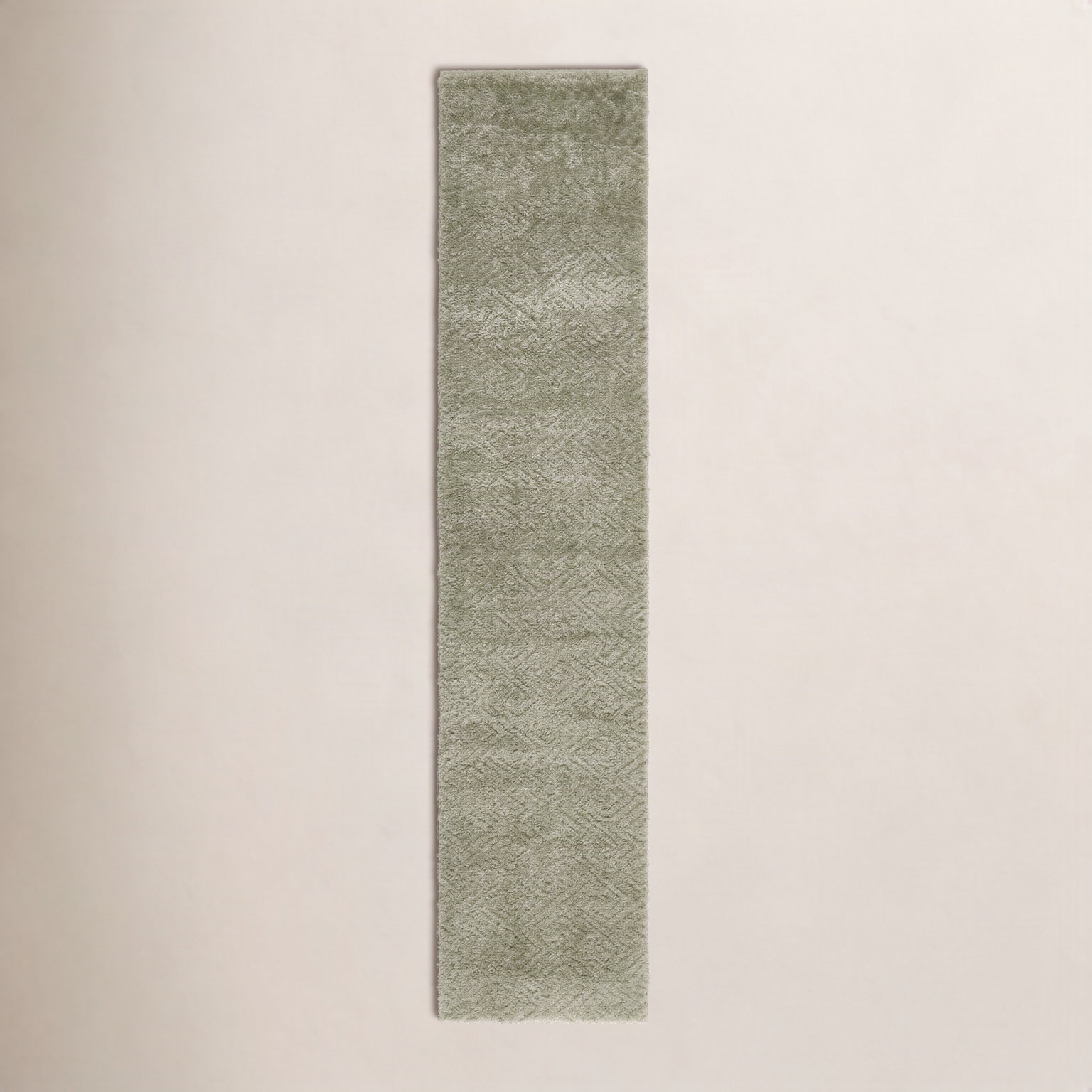 Ninette Shag Performance Geometric Rug, Runner 2' x 11'