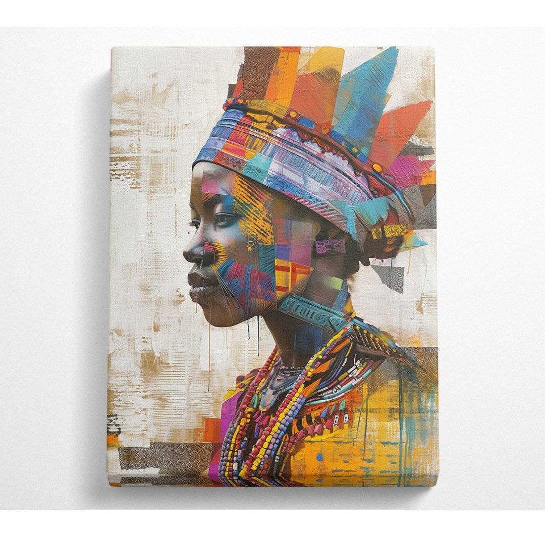 Afrikanische Prinzessin Leinwanddruck