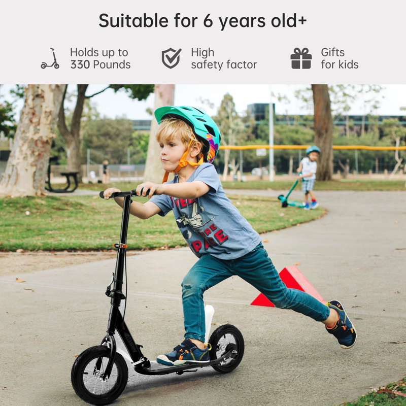 Bruce&Shark Scooter Toy, Black