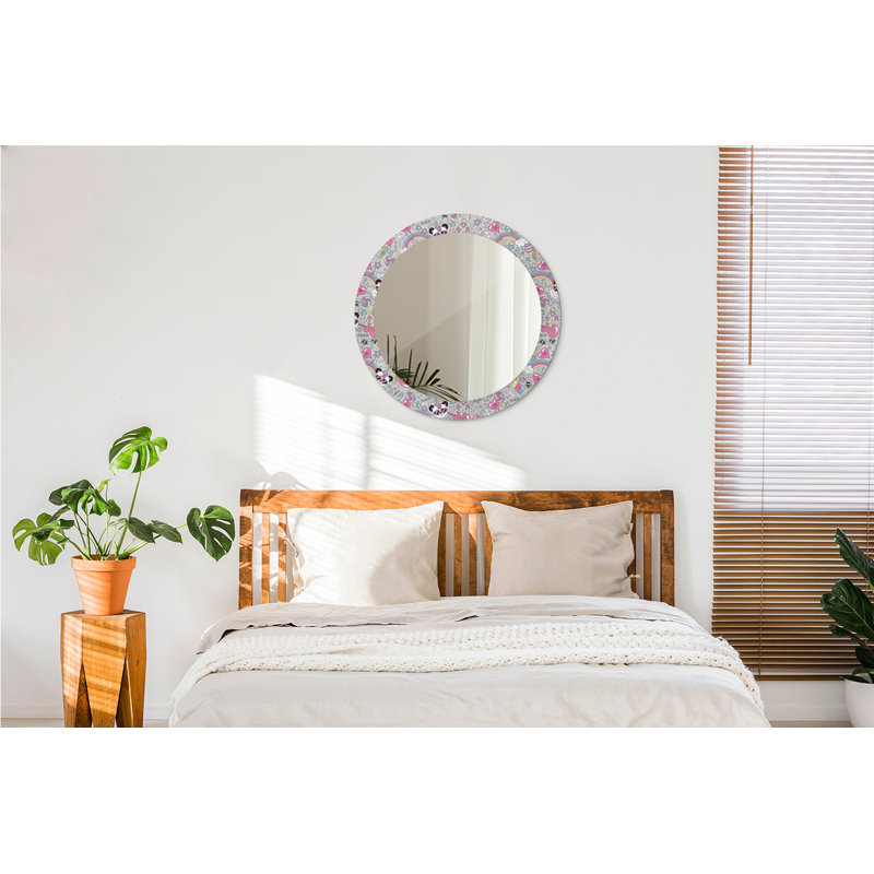 Huldar Glass Flat Wall Mirror