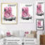 Chuk Fashion, rose, espadrilles roses, obsession III sur toile-1634571181-1634571178