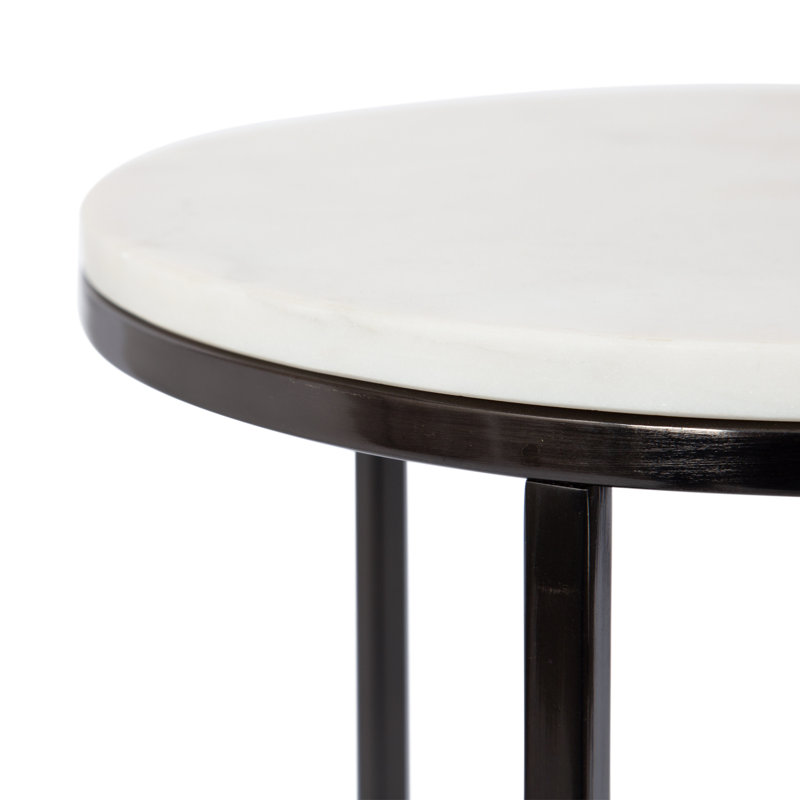 Tables gigognes de 25 po Vincie, Noir