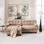 Canapé modulaire modulaire avec nuage, siège en forme de L avec repose-pieds, canapé modulaire pour le salon, causeuse en flanelle avancée avec 4 coussins-130574860