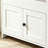 TREXM Storage Bench With 3 Shutter-Shaped Doors, Shoe Bench With Removable Cushion And Hidden Storage Space (White, OLD SKU: WF284226AAK)