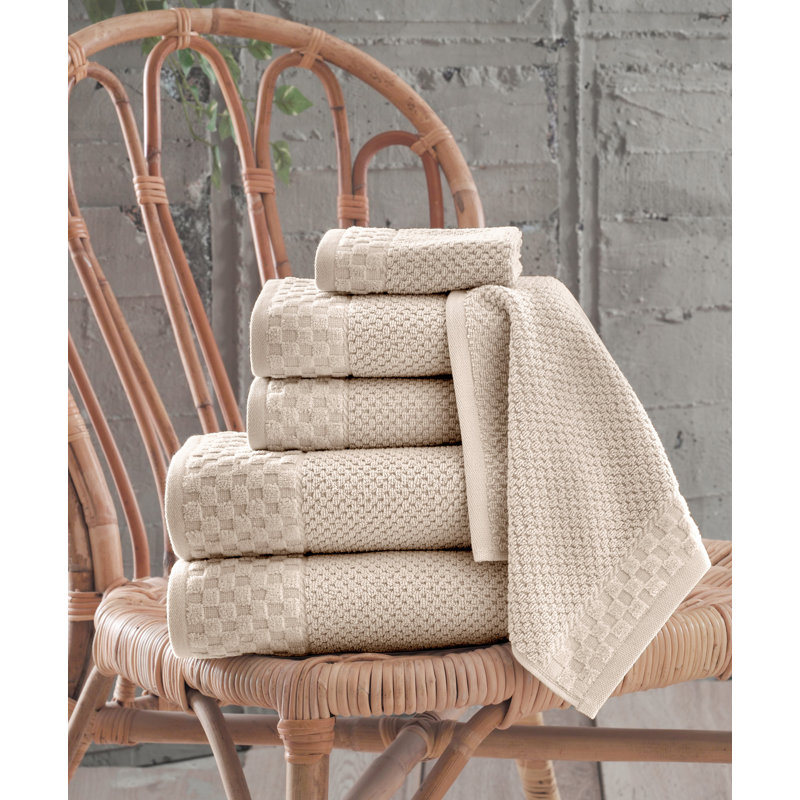 Ensemble de serviettes 6 pièces Deacon Boston, Beige