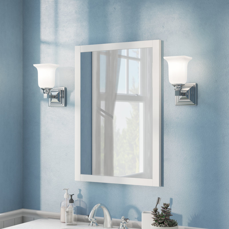 Metcalfe Mirror, 32" x 22", White