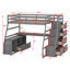 Lit mezzanine simple avec tiroirs Jeffree Kids-622586015-658100733