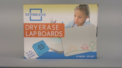 Charles Leonard Lapboard Class Pack, Dry Erase Boards, 9 x 12, White