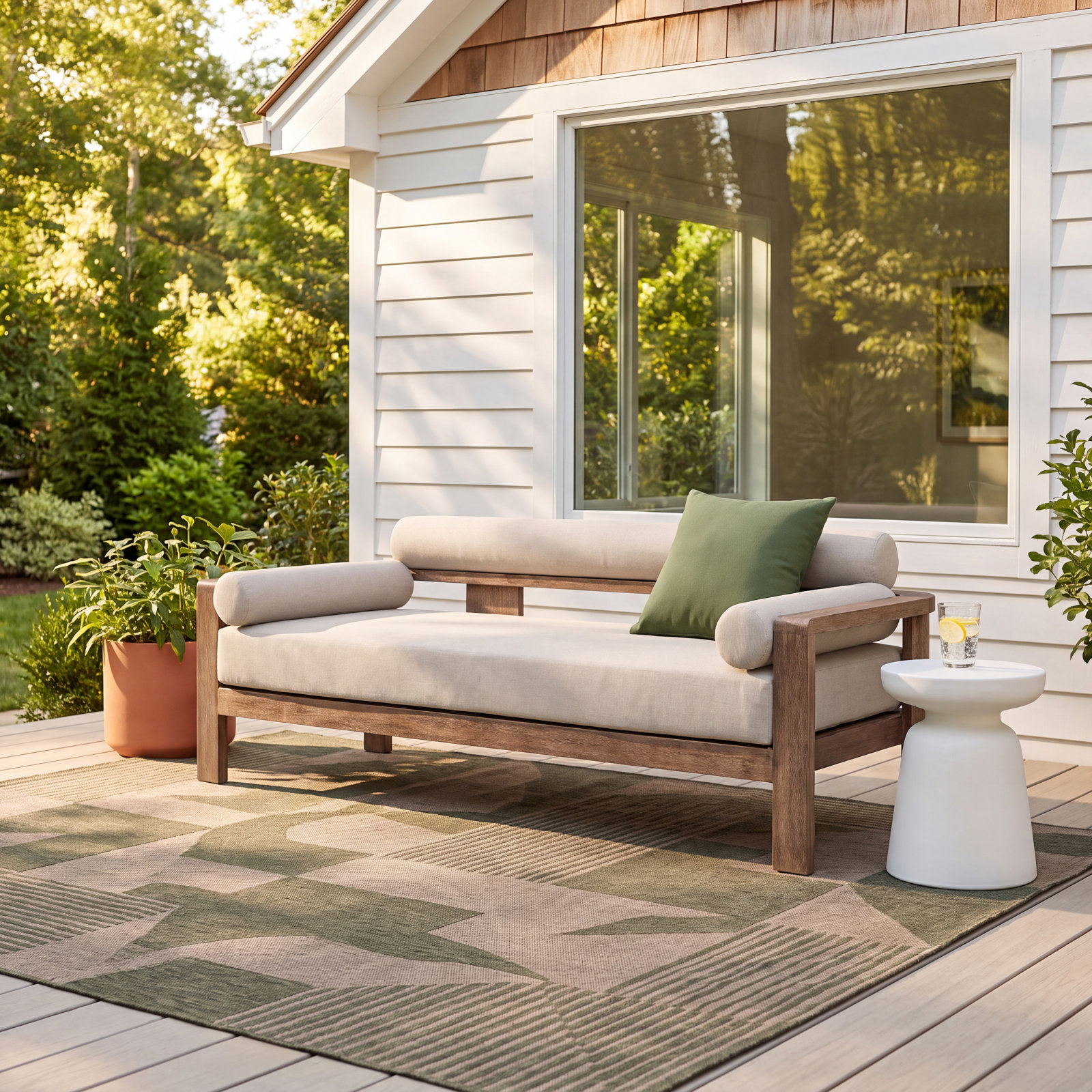 Chaudry 79" Patio Sofa