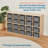 ECR4Kids Scoop Front Plastic Storage Bins, Multipurpose Organization, 20-Piece-100481576