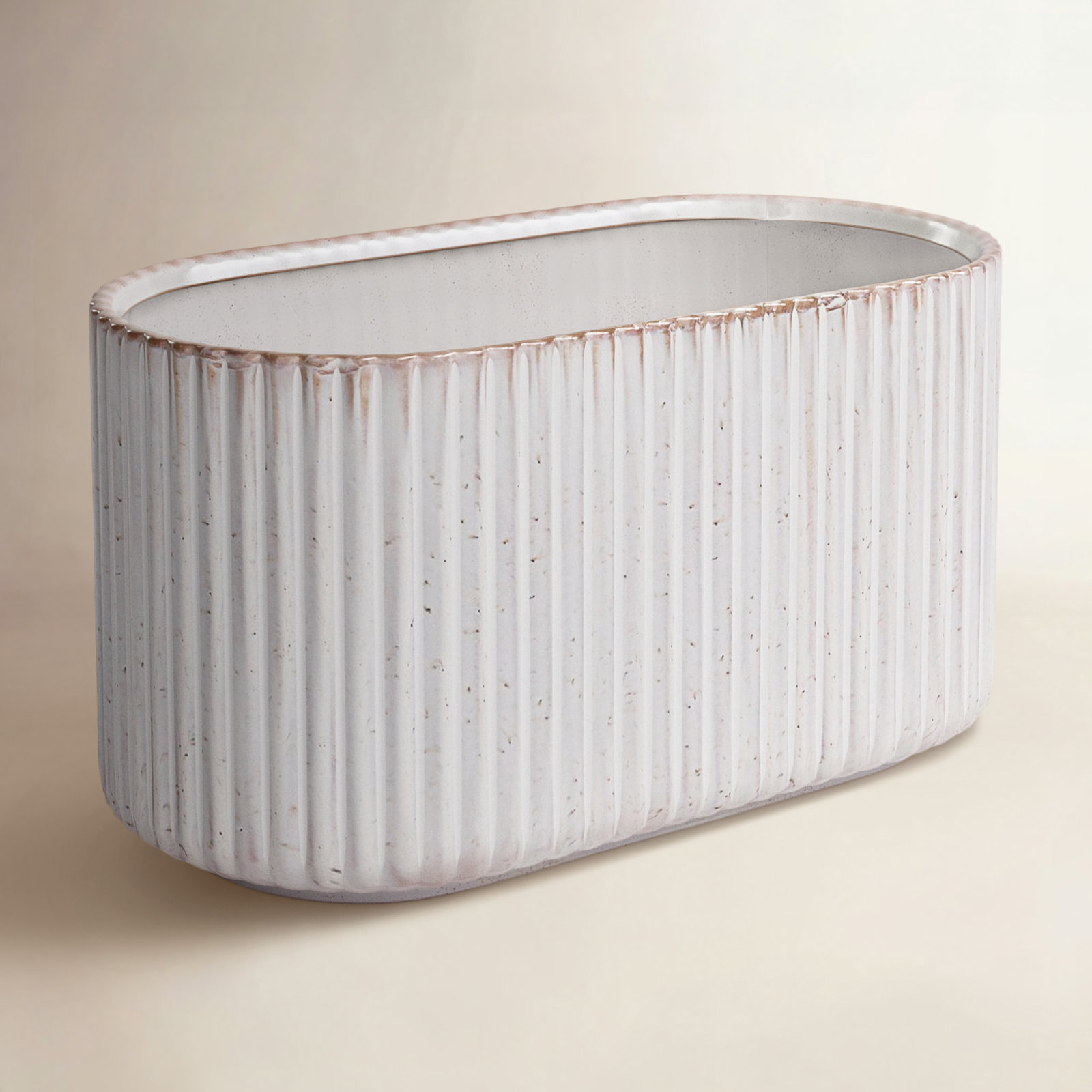 ALGH1329 Ceramic Pot Planter, 5.25" H x 9" W x 4.75" D