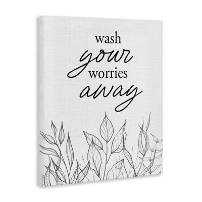«Wash Your Worries Away», design minimaliste