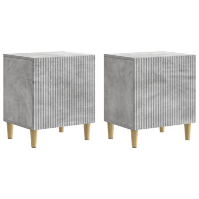43cm W Manufactured Wood Bedside Table