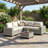 5-Person Outdoor Sectional Sofa Set With All-Weather HDPE Rattan, Cushions, And Wide Armrests-1007000680