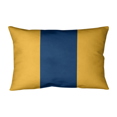 Indiana Basketball Indoor / Outdoor Striped Lumbar Pillow