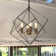 4 - Light Dimmable Geometric Chandelier