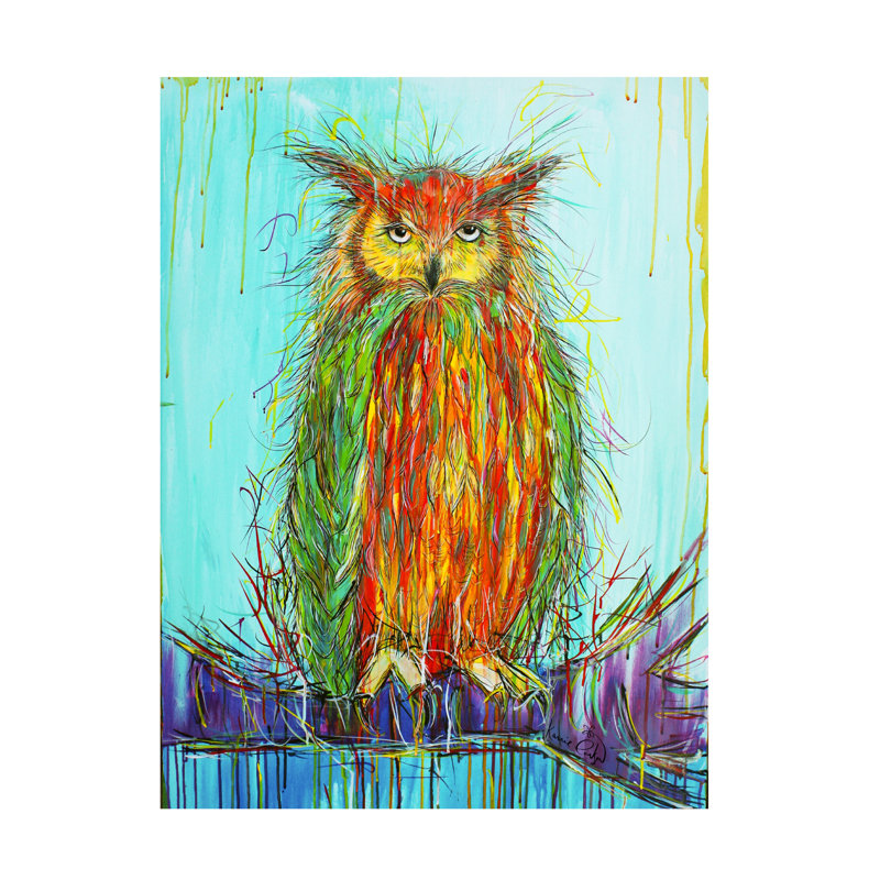 Art sur toile Karrie Evenson Wise Soul, H 19 po x l 14 po