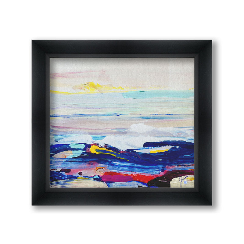 Escape and Return par Joan Davis. Impression sur papier - Montée et encadrée avec de l'acrylique transparent