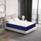 Modern Mattress With Gel Memory Foam Euro Top Cool Hybrid Individual Pocket Spring With Edge Support