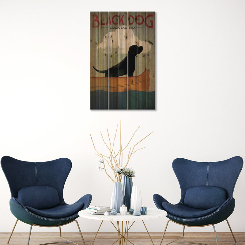 " Black Dog Canoe Co. I " by Ryan Fowler, 26" W x 40" H