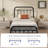Hidalgo Metal Platform Bed-118303750-118303749