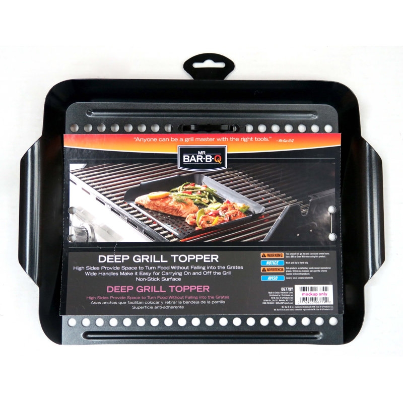Steel Non-Stick BBQ Topper