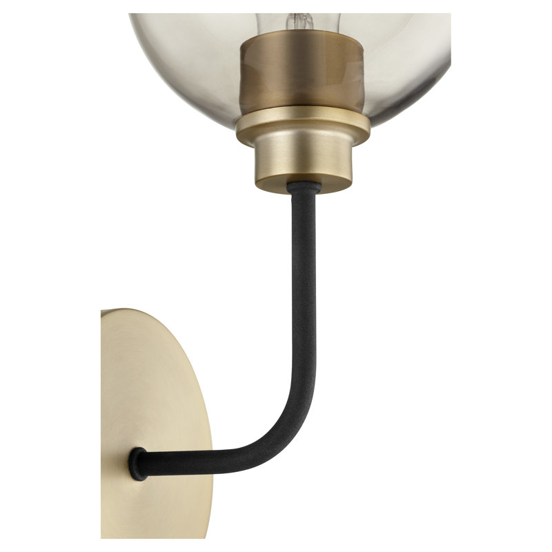 Kaymani Steel Armed Sconce, Gold
