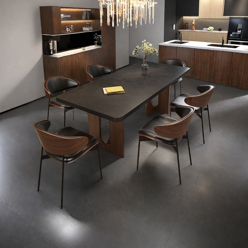Table de salle à manger rectangulaire, H 29,52 po x L 78,74 po x l 31,49 po