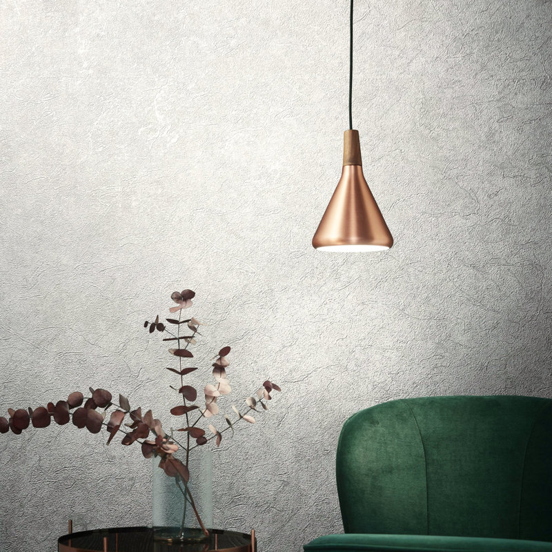 Air Collection Clay Textured Wallpaper Roll, Silver