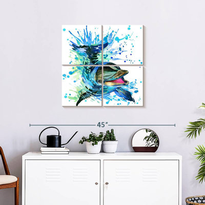 Brampt Splashing Dolphin