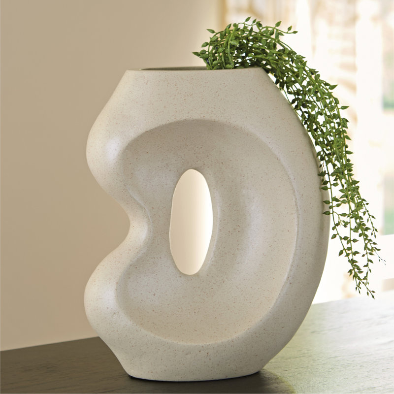 Vase Odion, H 12 po x l 10 po x P 6 po