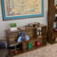 Ava Geometric Bookcase-1758850148