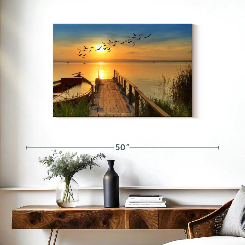 Mehar Fishing Dock, 24" H x 36" W