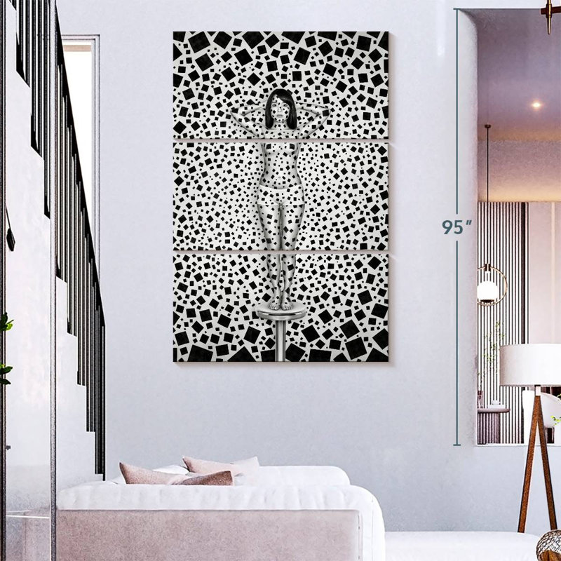 Senne Less Is More Illusion, 57" H x 36" W