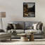 Art mural classique sur toile flottante encadrée brune par one1000paintings-2089134074-2089134068