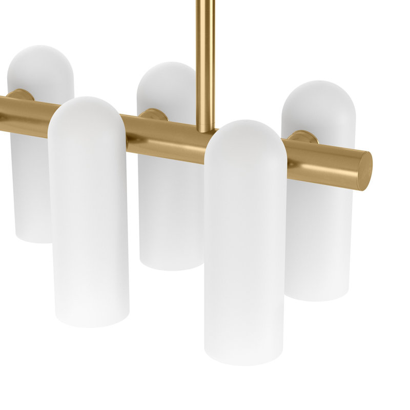 Odyssey 12 - Light Dimmable Chandelier, Burnished Brass