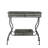 Maggie Galvanized Tray Table, Accent Table