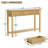 47” Console Table With 2 Drawers, Narrow Sofa Table With Open Storage Shelf For Entrance, Hallway, Living Room-1781739063