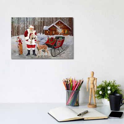 «A Message For Santa», reproduction d'art sur toile tendue