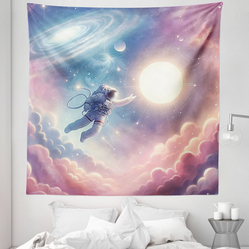 Tapisserie en microfibre, H 88 po x l 88 po
